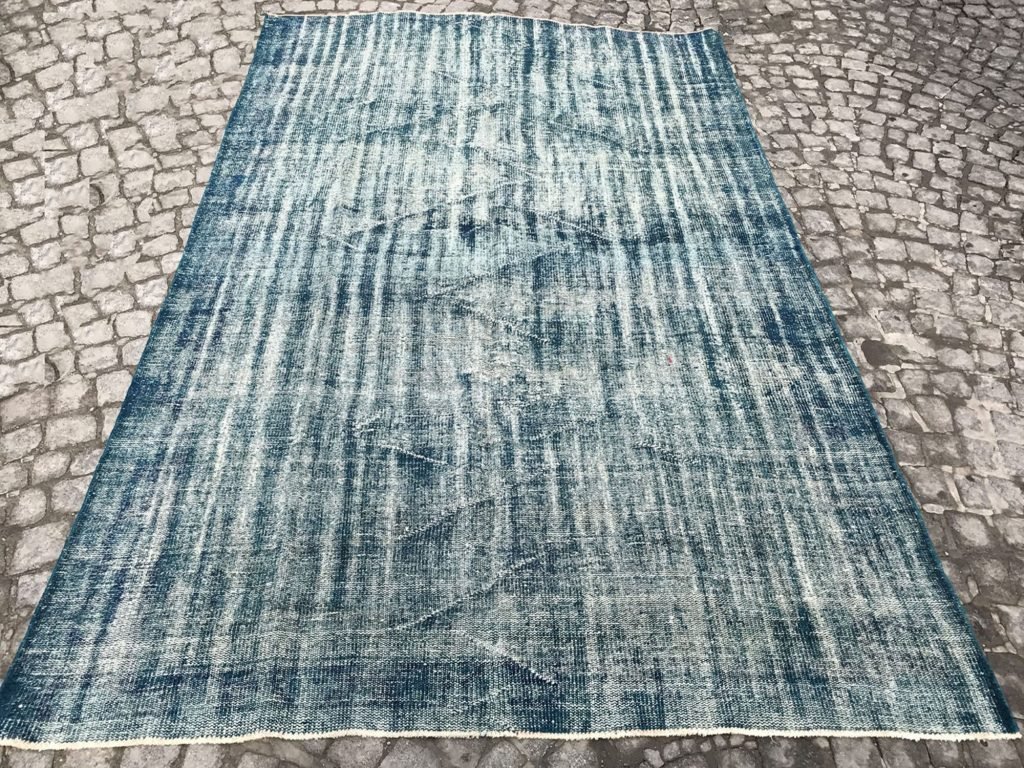 blue oushak rugs