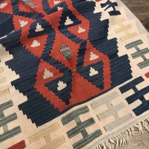 pastel kilim rug