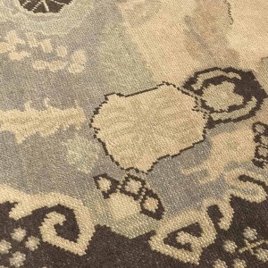 faded oushak rug