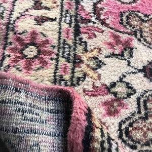faded pink rug