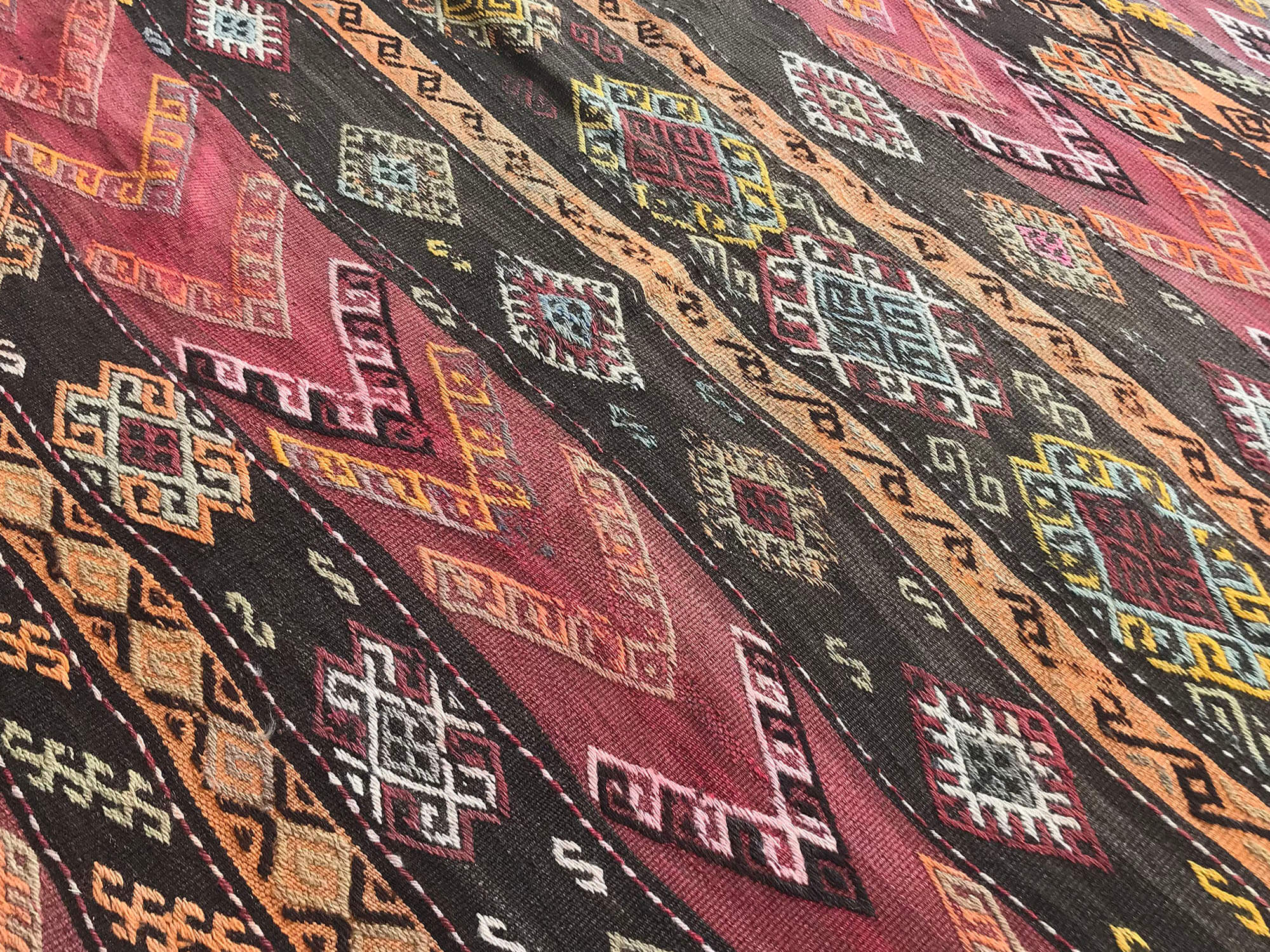 ethnic kilim rug