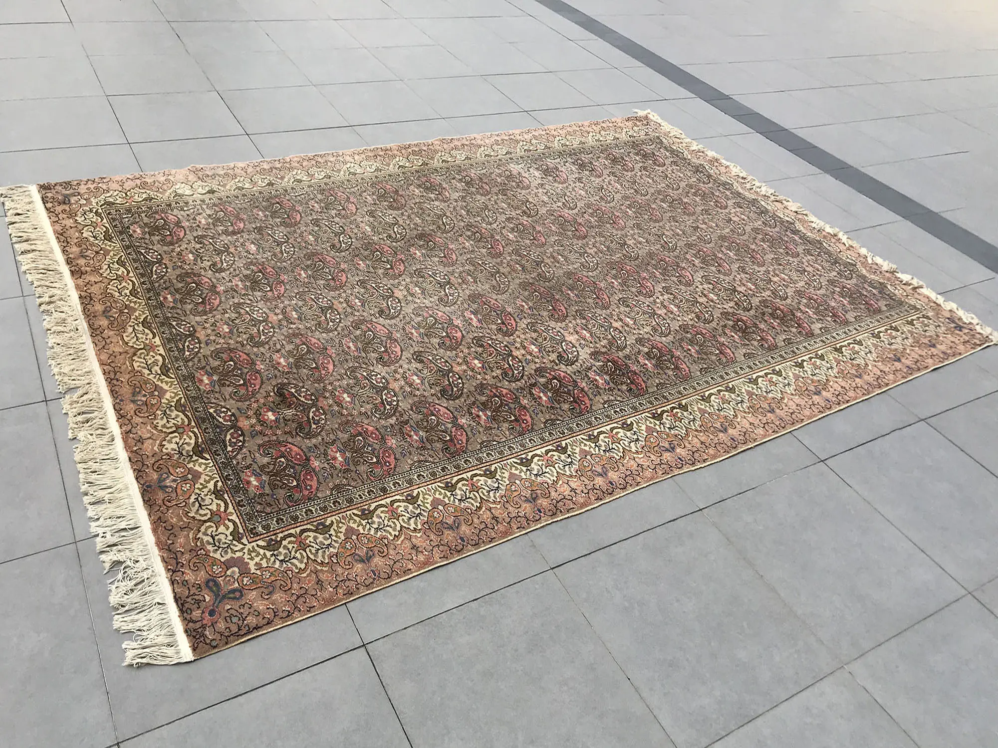 pastel oversized rug