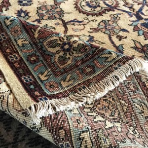 faded oushak rug