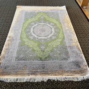 Green Silk Rug