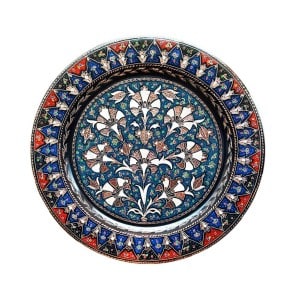 Hand Carved Copper Plate