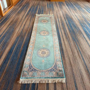 Blue Silk Runner