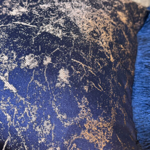 Navy Abstract pillow
