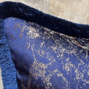 handmade fringe cushion
