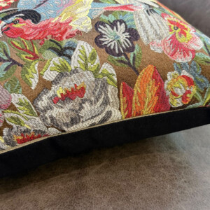 exotic jacquard pillow