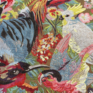 exotic jacquard cushion