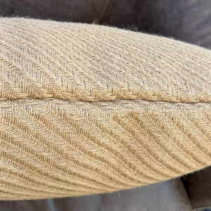 linen beige cushion