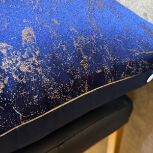 navy abstract 18x18 pillow