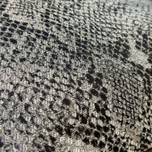 dark snakeskin cushion