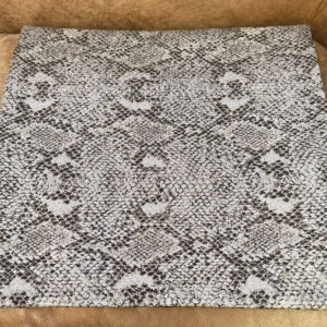 jacquard python cushion